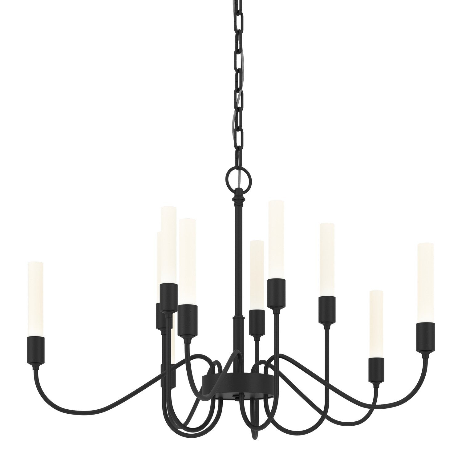 Hubbardton Forge - 106030-SKT-10 - Lisse 10 Arm Chandelier - Lisse - Black