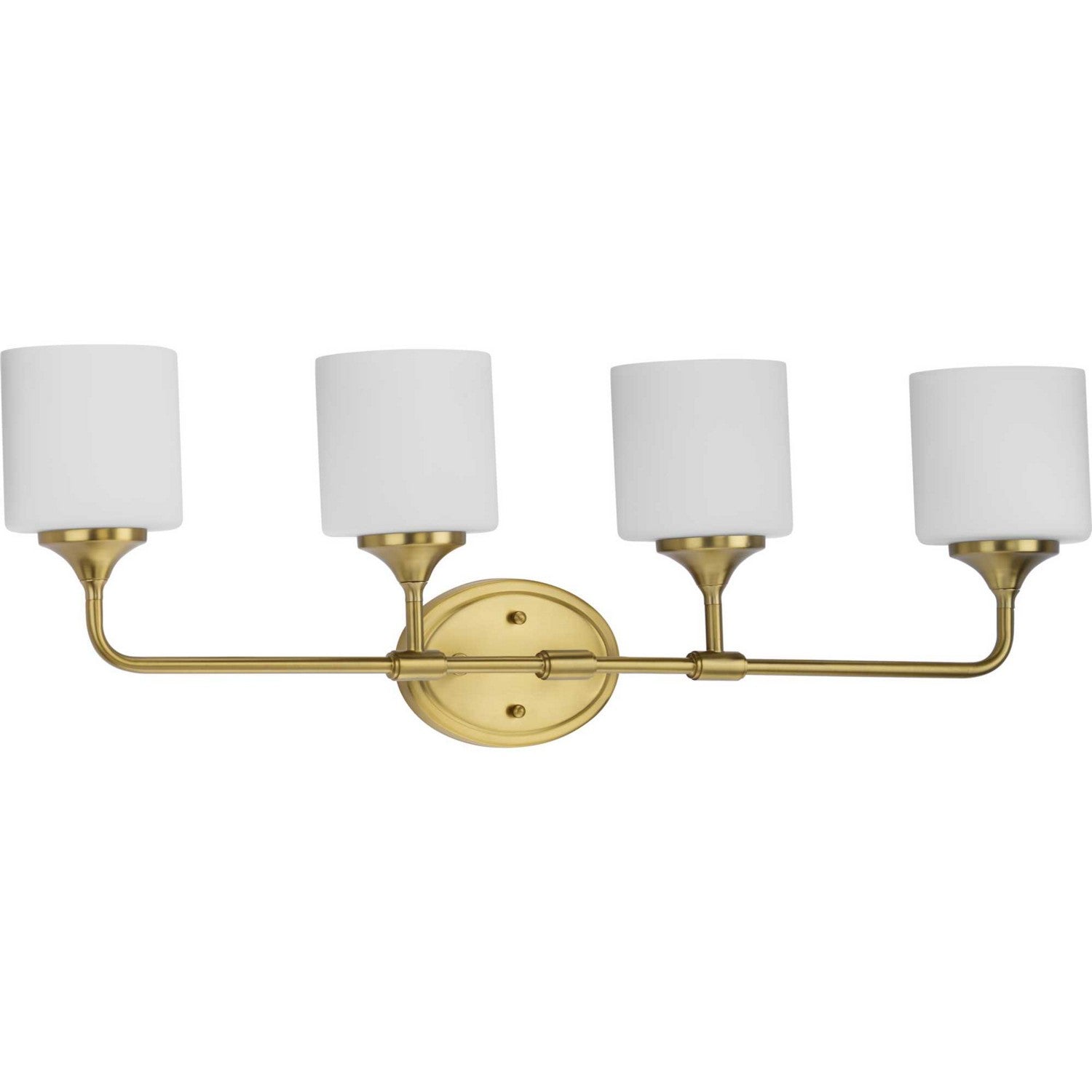 Progress Lighting - P2804-191 - Four Light Bath - Lynzie - Brushed Gold