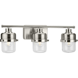 Progress Lighting - P300424-009 - Three Light Bath - Beckner - Brushed Nickel