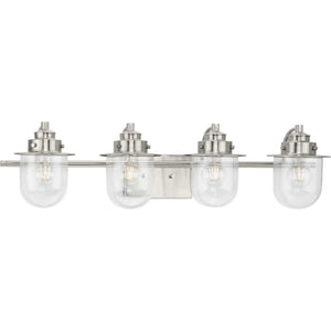 Progress Lighting - P300437-009 - Four Light Bath - Northlake - Brushed Nickel