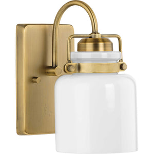 Progress Lighting - P300438-163 - One Light Bath - Fessler - Vintage Brass