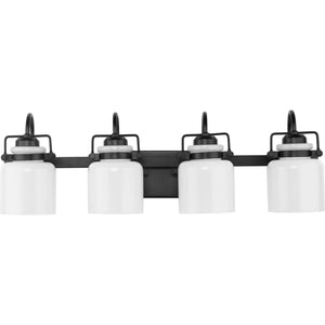 Progress Lighting - P300441-31M - Four Light Bath - Fessler - Matte Black