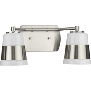 Progress Lighting - P300443-009 - Two Light Bath - Haven - Brushed Nickel