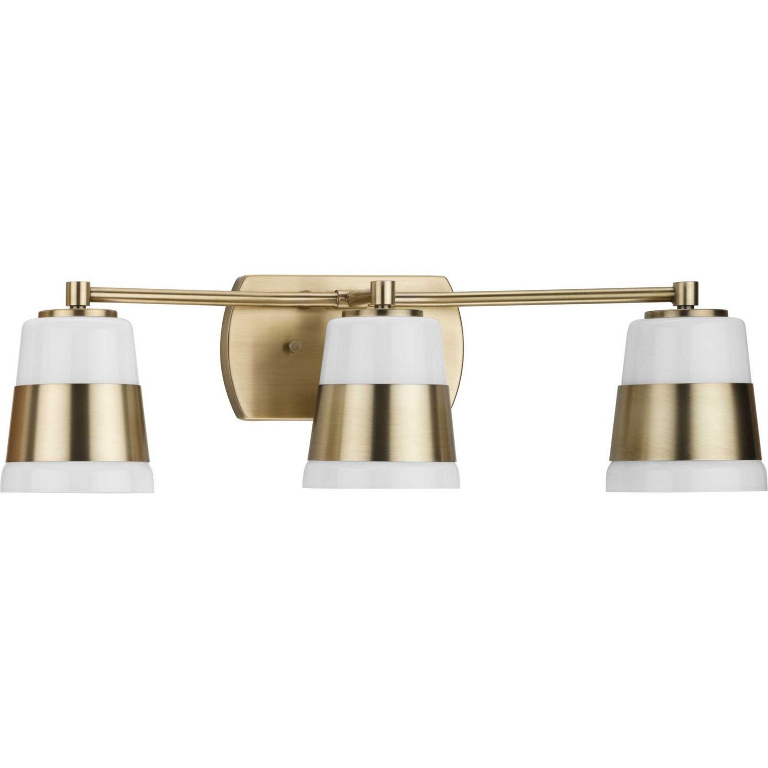 Progress Lighting - P300444-163 - Three Light Bath - Haven - Vintage Brass