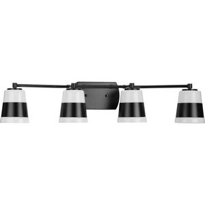 Progress Lighting - P300445-31M - Four Light Bath - Haven - Matte Black