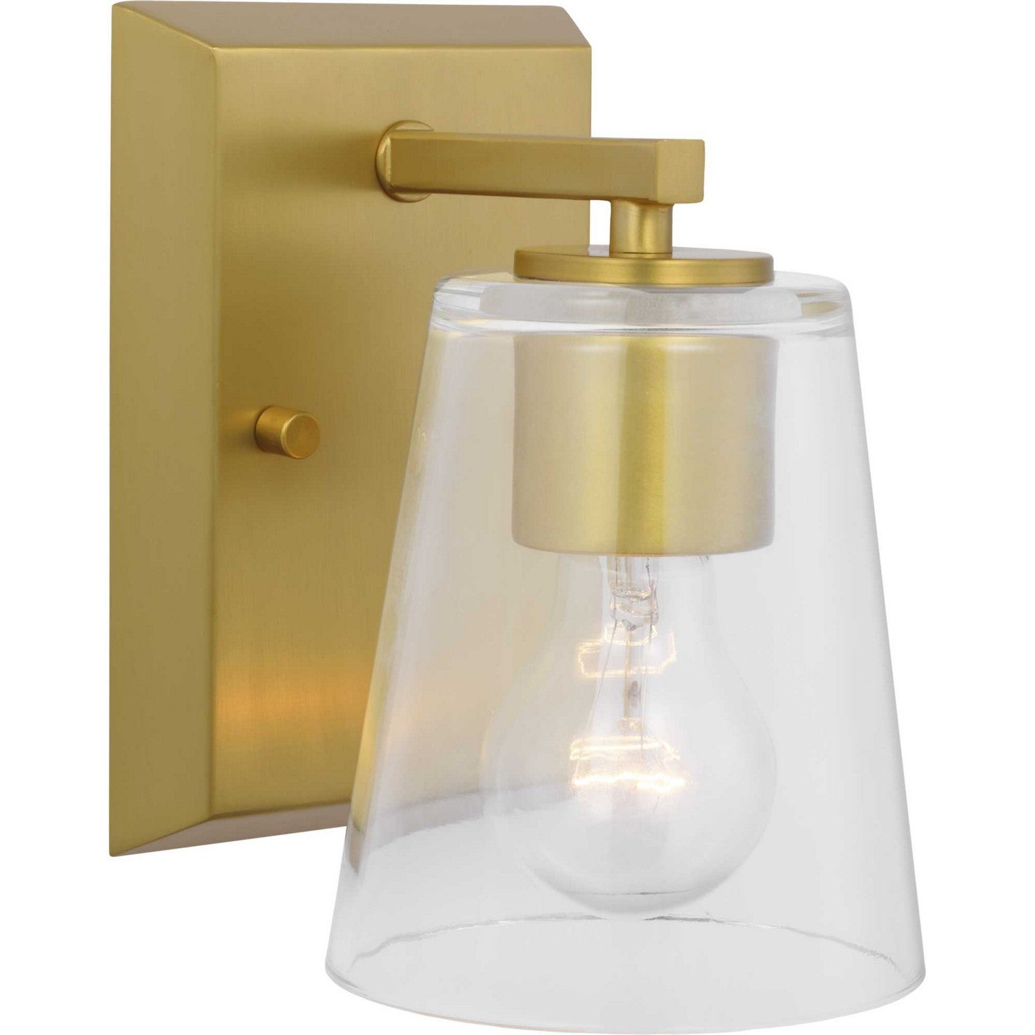 Progress Lighting - P300457-191 - One Light Bath - Vertex - Brushed Gold