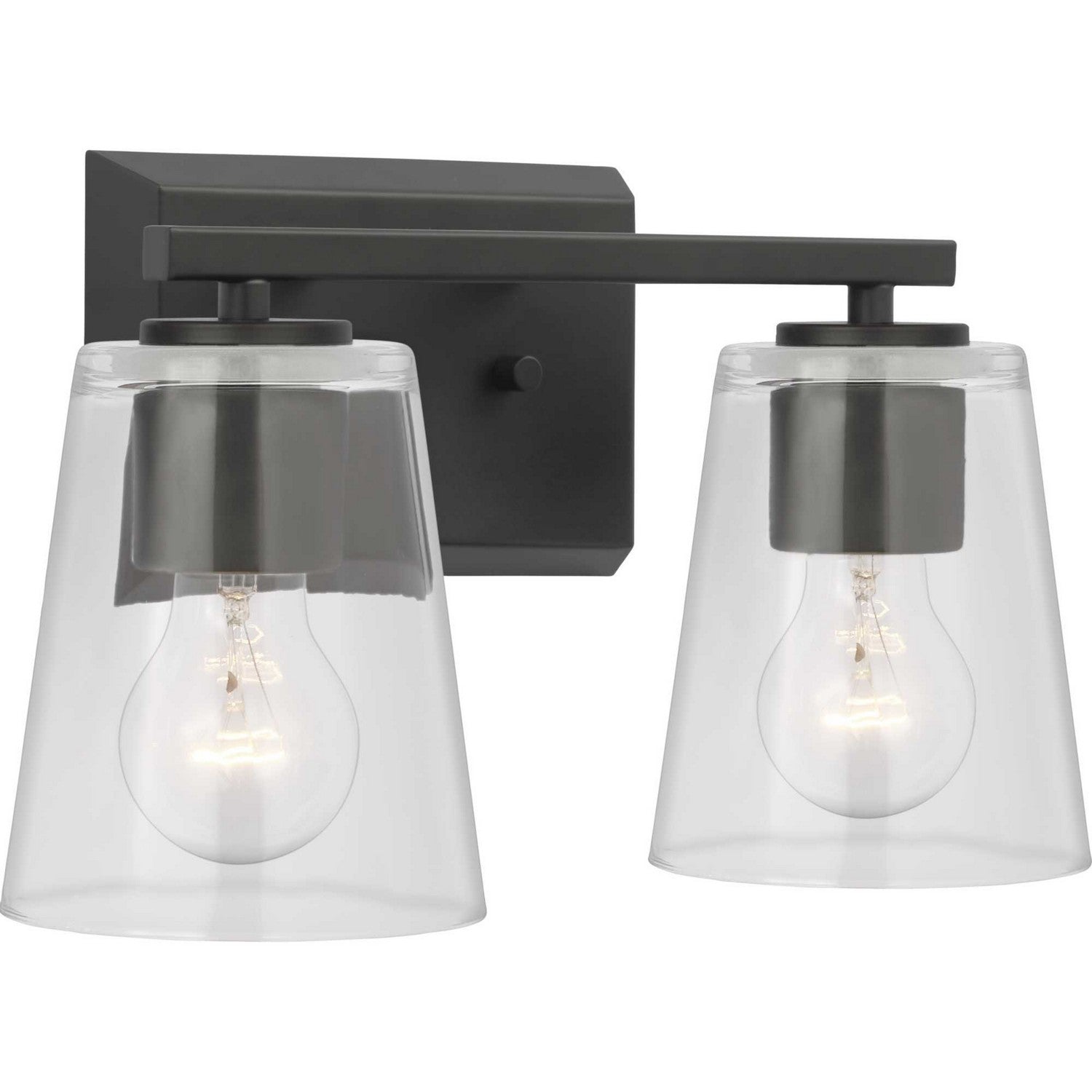 Progress Lighting - P300458-31M - Two Light Bath - Vertex - Matte Black