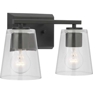 Progress Lighting - P300458-31M - Two Light Bath - Vertex - Matte Black