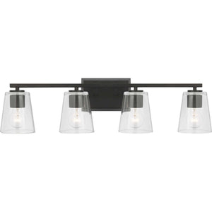 Progress Lighting - P300460-31M - Four Light Bath - Vertex - Matte Black