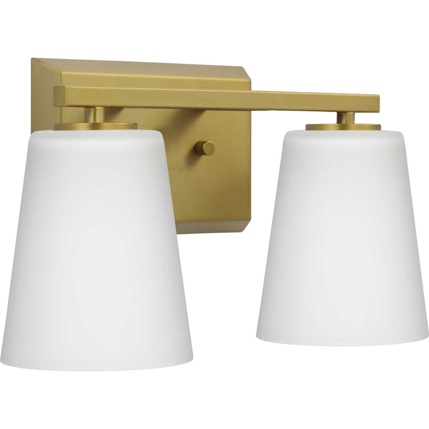 Progress Lighting - P300462-191 - Two Light Bath - Vertex - Brushed Gold