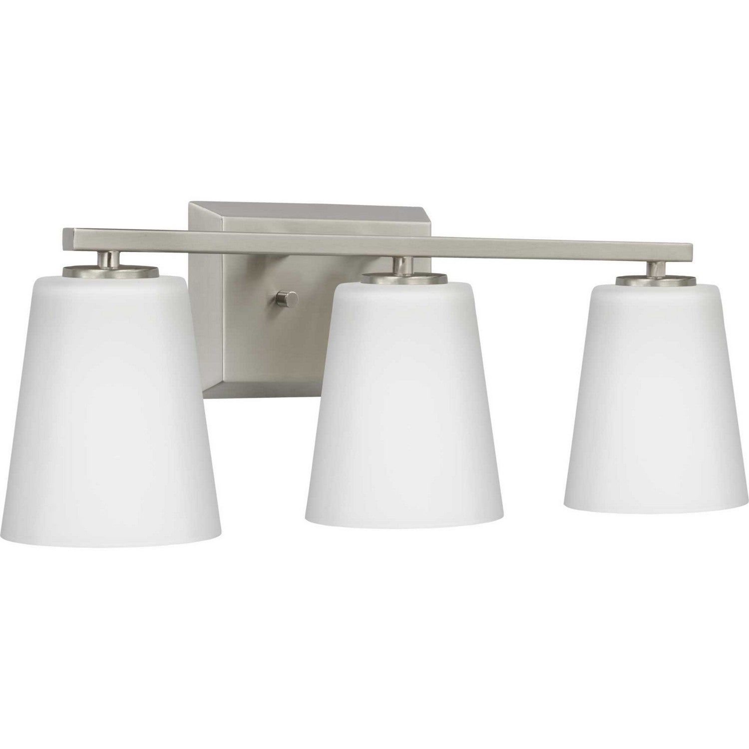 Progress Lighting - P300463-009 - Three Light Bath - Vertex - Brushed Nickel