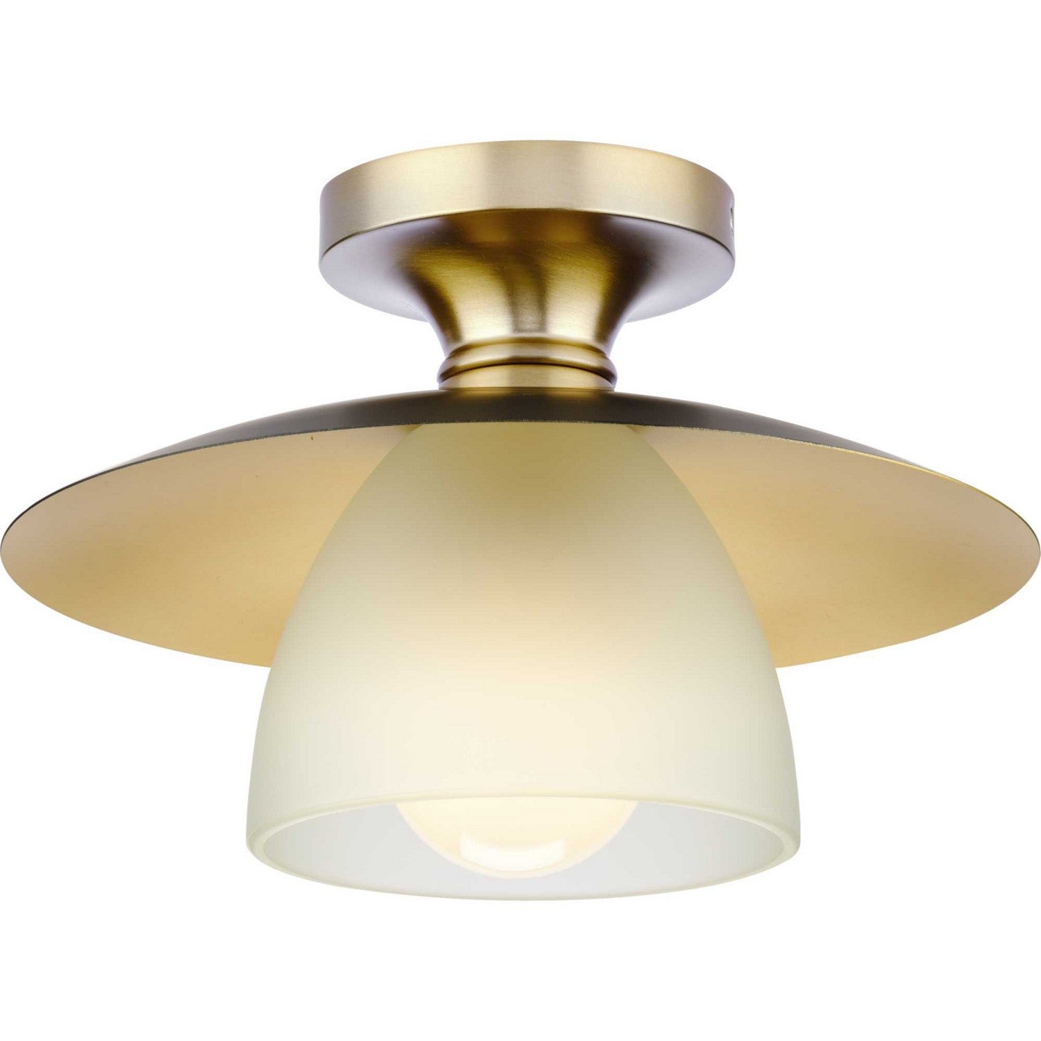 Progress Lighting - P350233-109 - One Light Semi Flush Mount - Trimble - Brushed Bronze