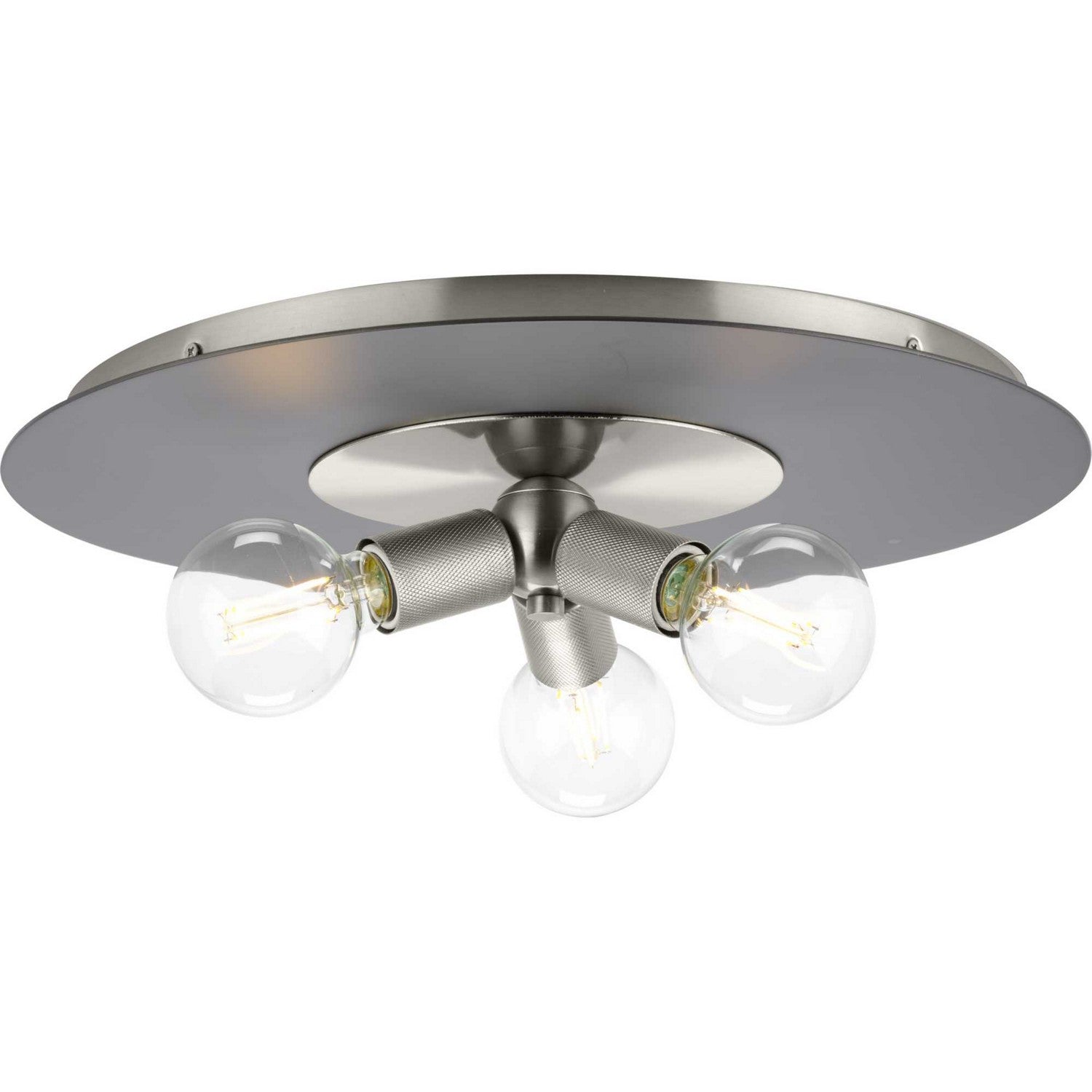 Progress Lighting - P350248-009 - Three Light Flush Mount - Trimble - Brushed Nickel