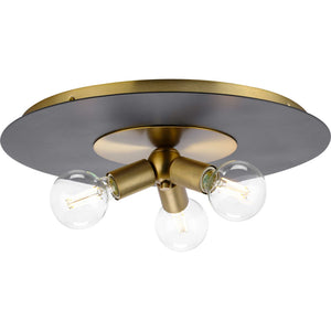 Progress Lighting - P350248-109 - Three Light Flush Mount - Trimble - Brushed Bronze