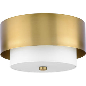 Progress Lighting - P350249-109 - Two Light Flush Mount - Silva - Brushed Bronze