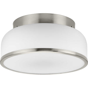 Progress Lighting - P350255-009 - Two Light Flush Mount - Parkhurst - Brushed Nickel