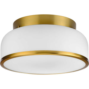 Progress Lighting - P350255-109 - Two Light Flush Mount - Parkhurst - Brushed Bronze