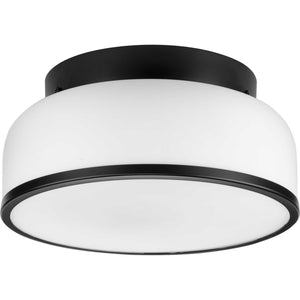 Progress Lighting - P350255-31M - Two Light Flush Mount - Parkhurst - Matte Black