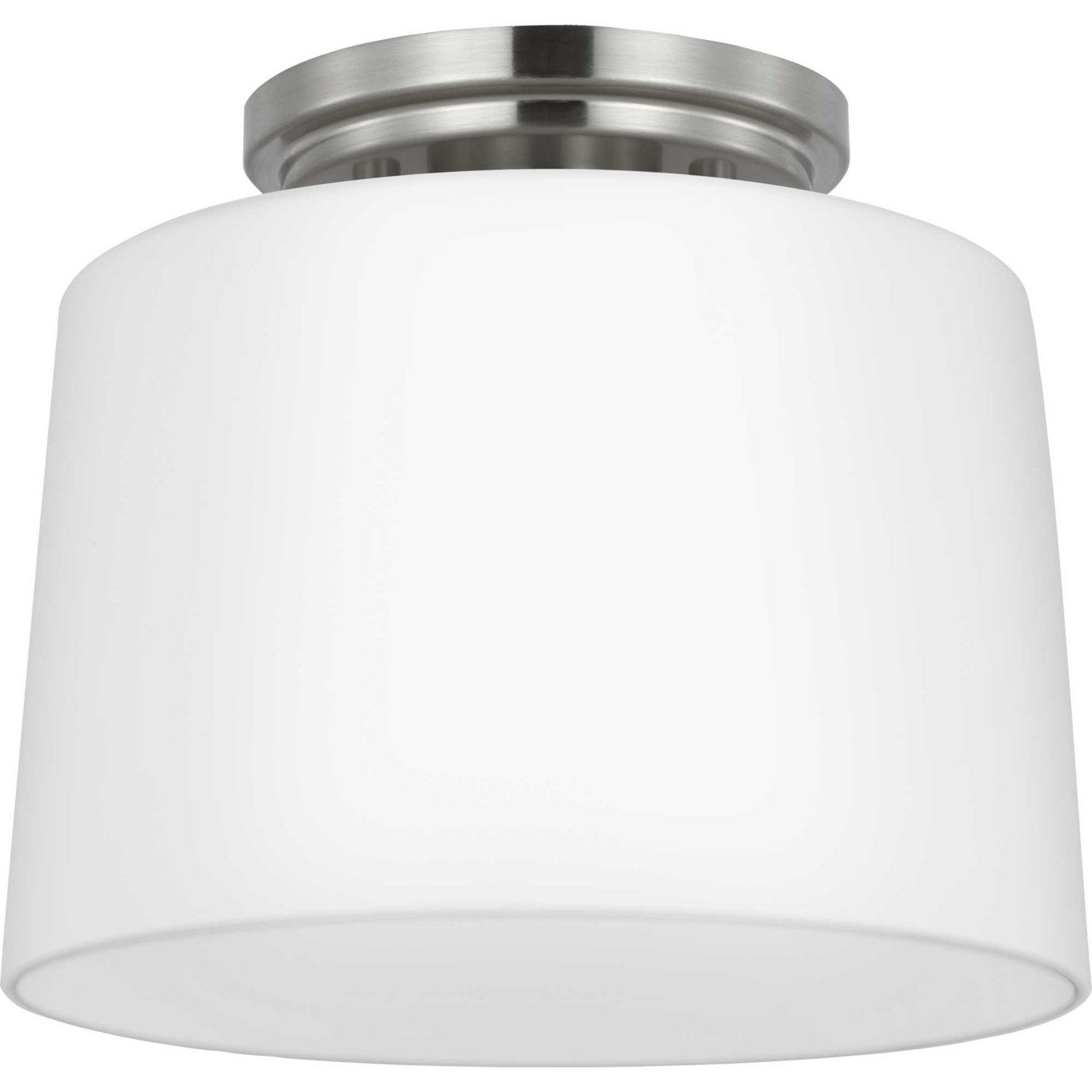 Progress Lighting - P350260-009 - One Light Flush Mount - Adley - Brushed Nickel