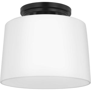 Progress Lighting - P350260-31M - One Light Flush Mount - Adley - Matte Black