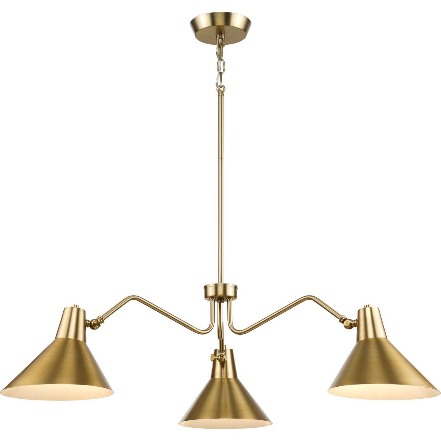 Progress Lighting - P400309-109 - Three Light Chandelier - Trimble - Brushed Bronze