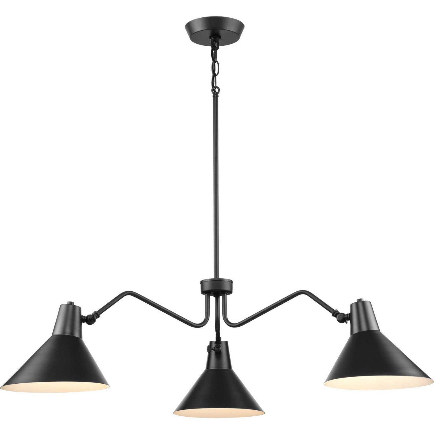 Progress Lighting - P400309-31M - Three Light Chandelier - Trimble - Matte Black