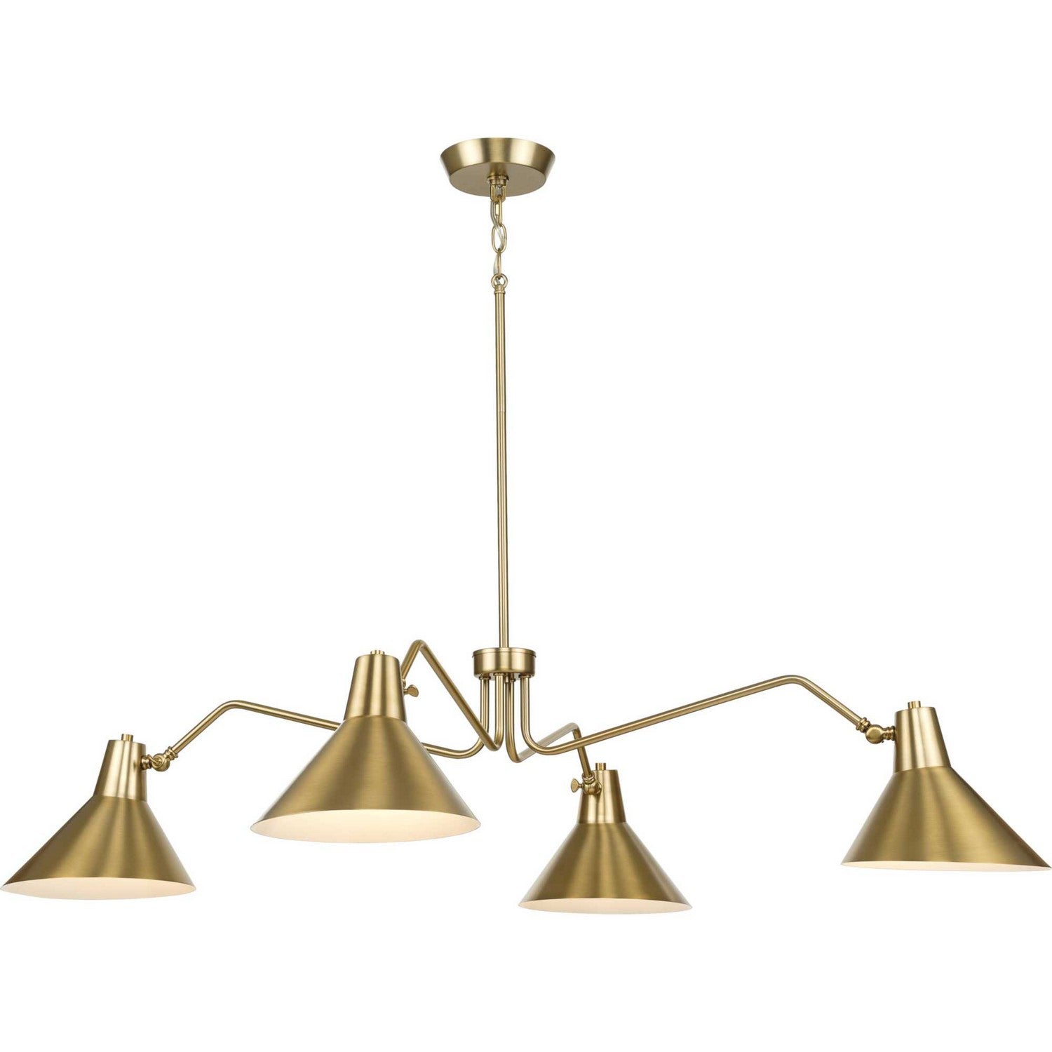 Progress Lighting - P400310-109 - Four Light Chandelier - Trimble - Brushed Bronze