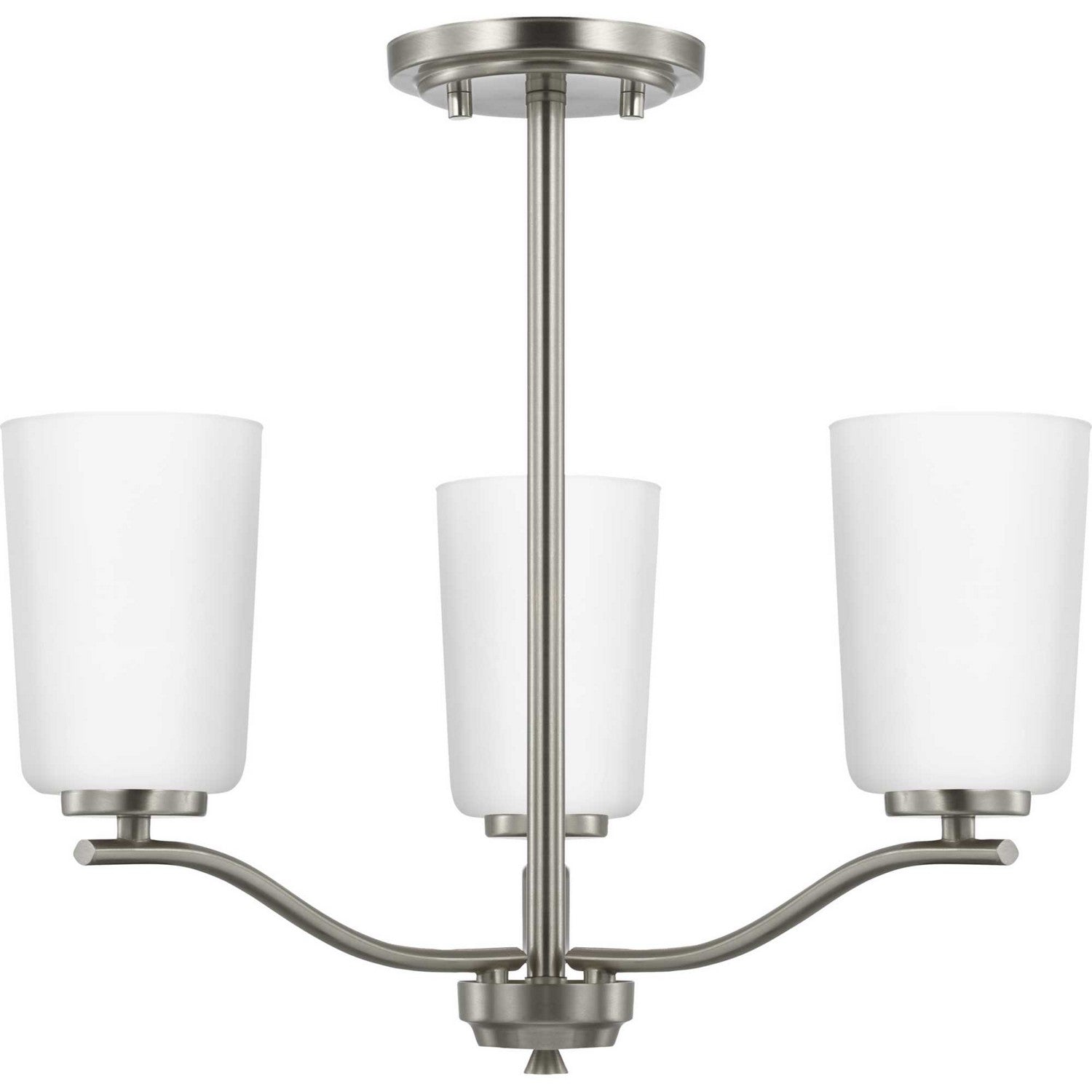 Progress Lighting - P400349-009 - Three Light Chandelier Conv - Adley - Brushed Nickel