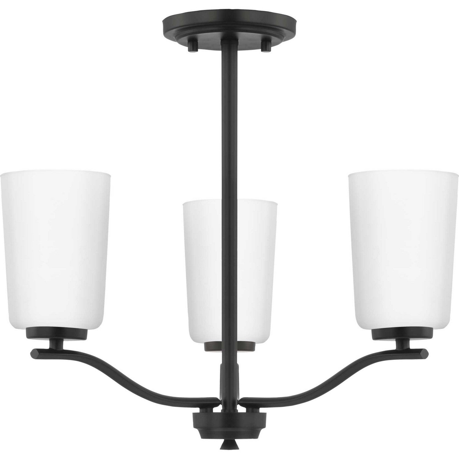 Progress Lighting - P400349-31M - Three Light Chandelier Conv - Adley - Matte Black