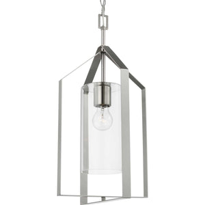 Progress Lighting - P500431-009 - One Light Foyer Pendant - Vertex - Brushed Nickel