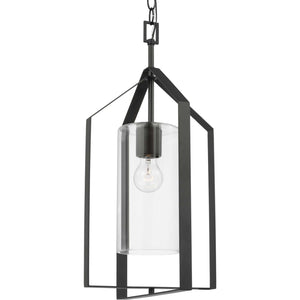 Progress Lighting - P500431-31M - One Light Foyer Pendant - Vertex - Matte Black