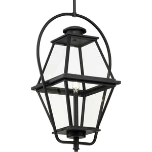 Progress Lighting - P550138-031 - One Light Outdoor Hanging Lantern - Bradshaw - Black