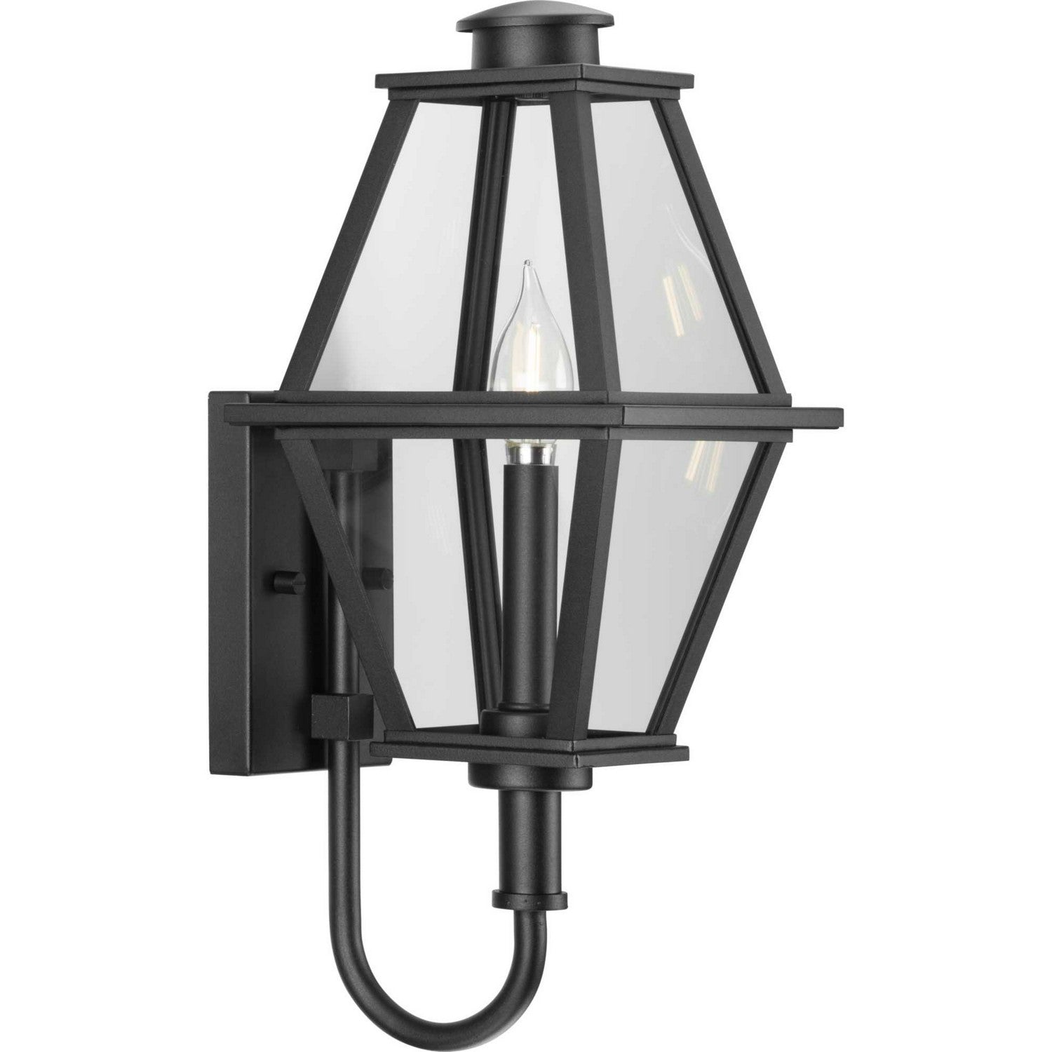 Progress Lighting - P560347-031 - One Light Outdoor Wall Lantern - Bradshaw - Black