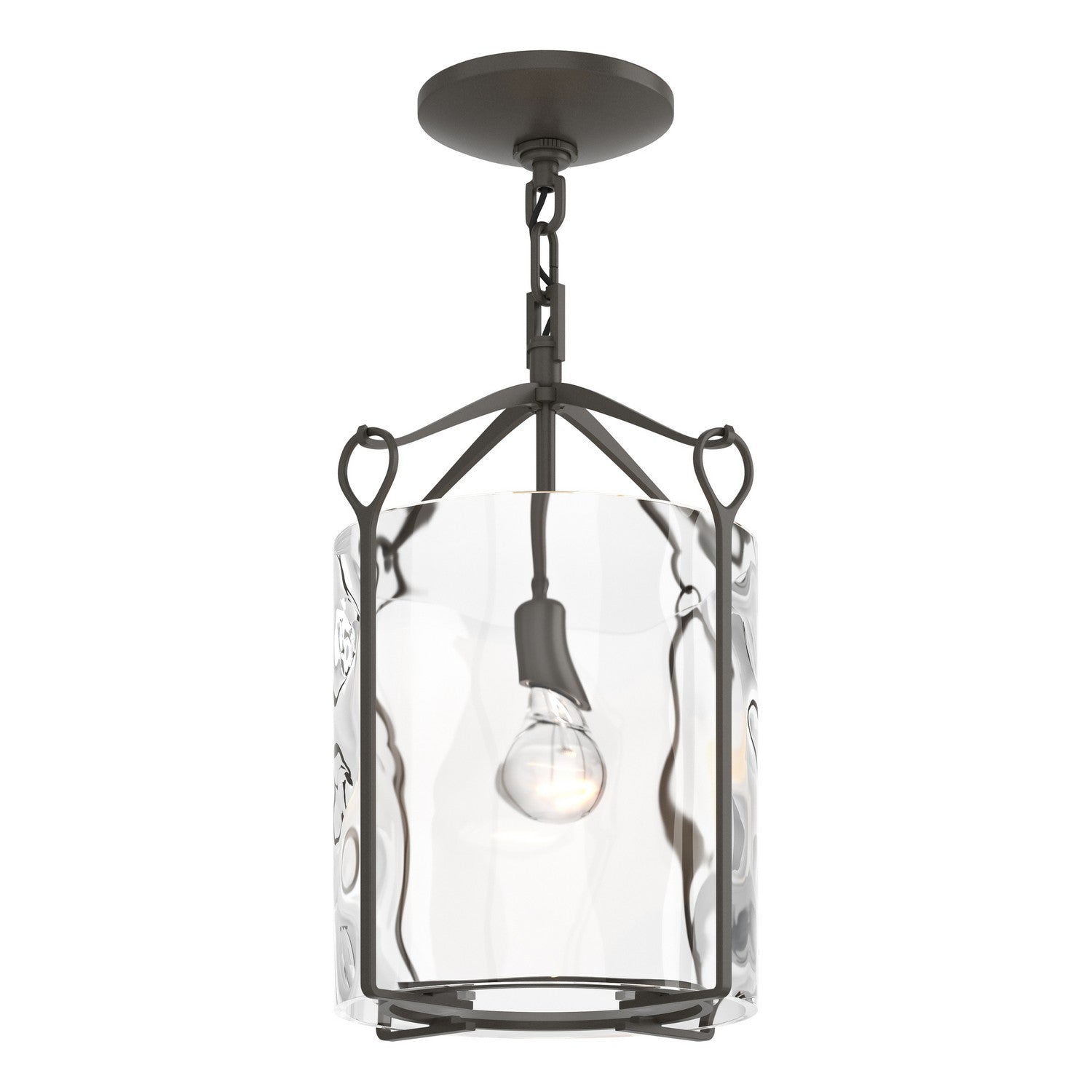 Hubbardton Forge - 121140-SKT-07-LL0137 - Bow Semi-Flush - Bow - Dark Smoke
