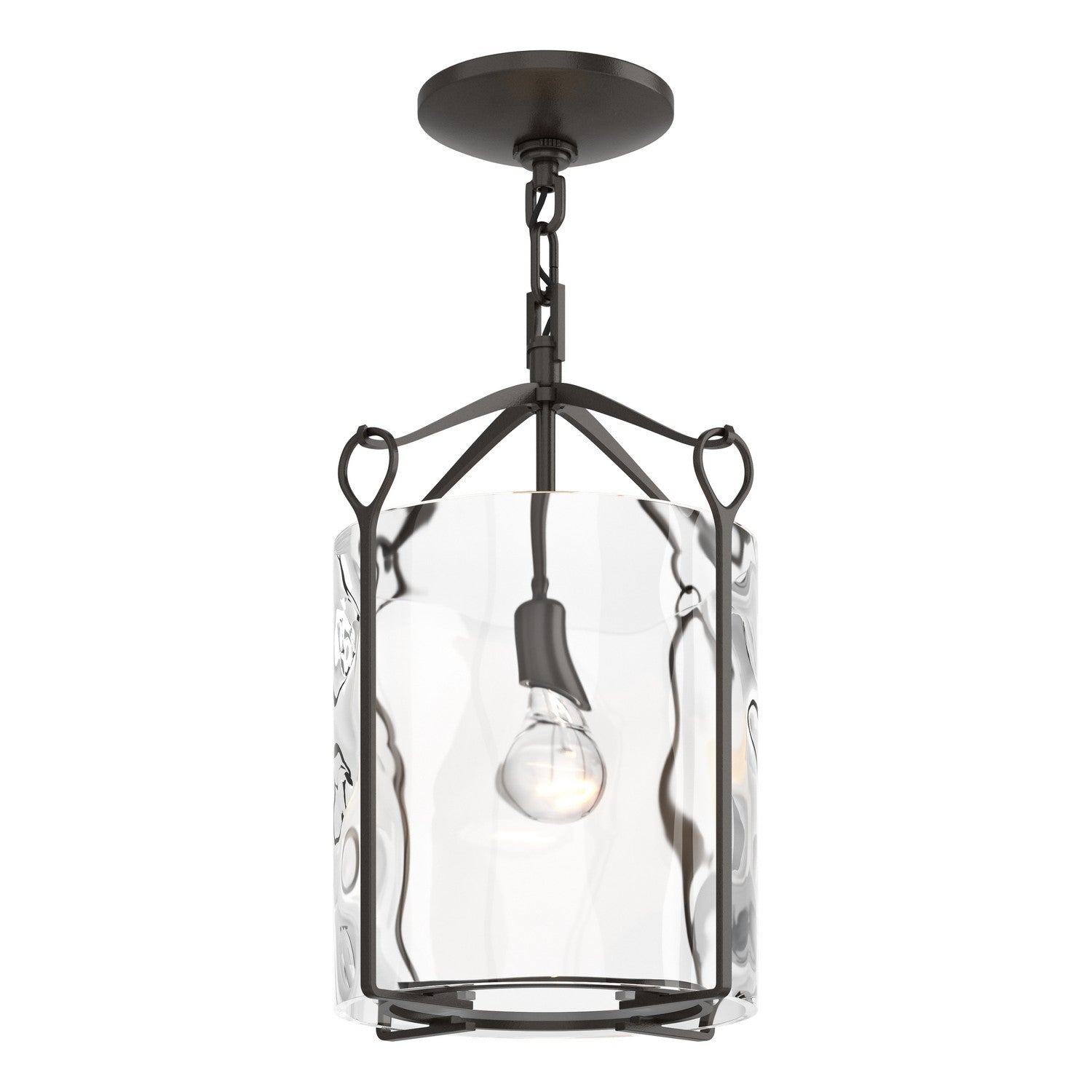 Hubbardton Forge - 121140-SKT-14-LL0137 - Bow Semi-Flush - Bow - Oil Rubbed Bronze