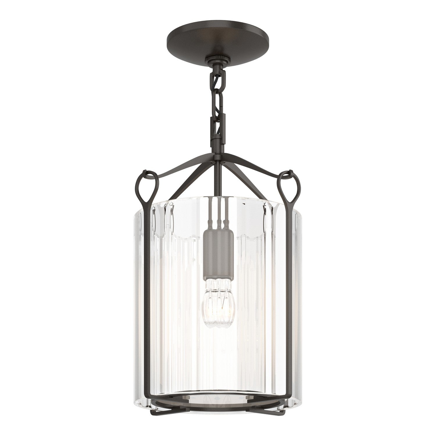 Hubbardton Forge - 121140-SKT-14-ZM0137 - Bow Semi-Flush - Bow - Oil Rubbed Bronze