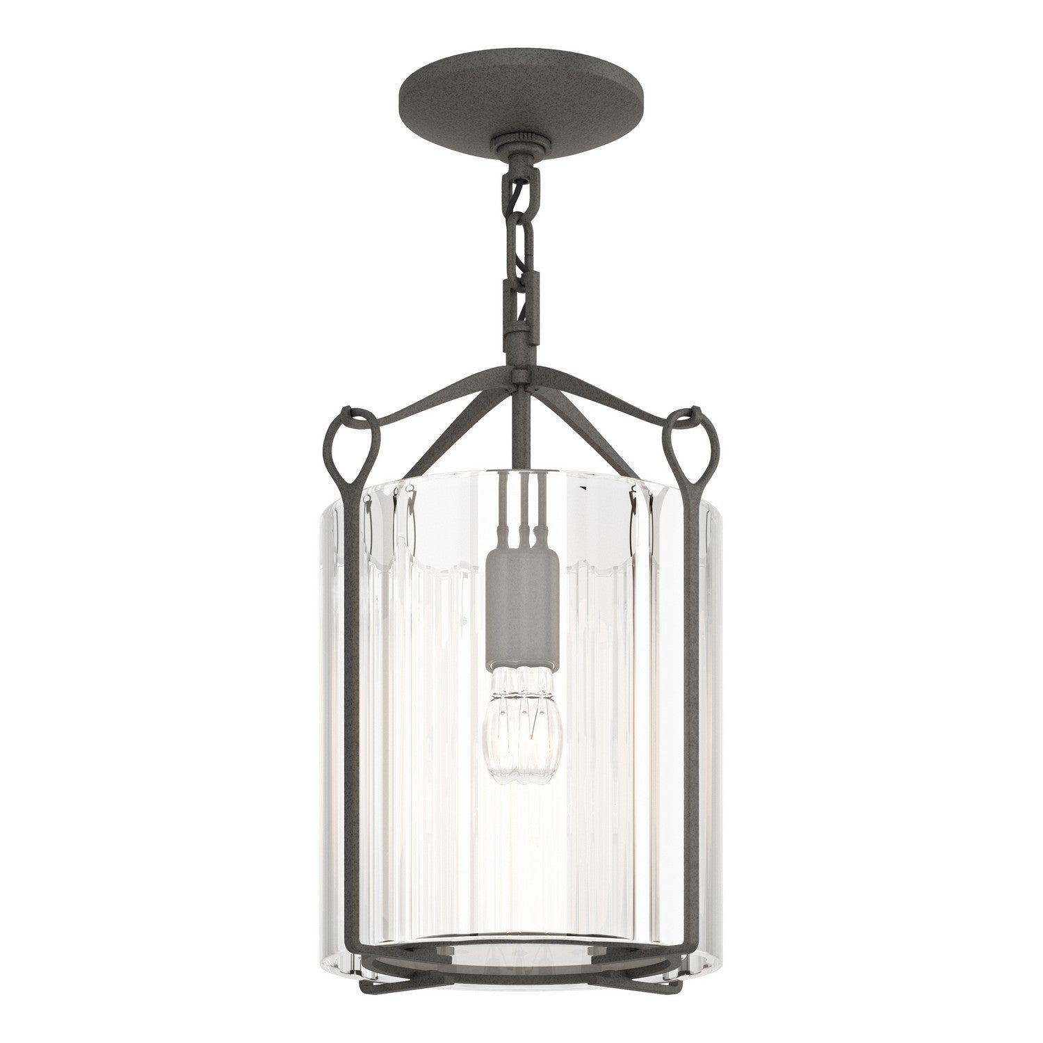 Hubbardton Forge - 121140-SKT-20-ZM0137 - Bow Semi-Flush - Bow - Natural Iron