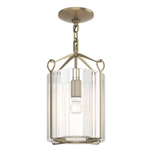 Hubbardton Forge - 121140-SKT-84-ZM0137 - One Light Semi-Flush Mount - Bow - Soft Gold