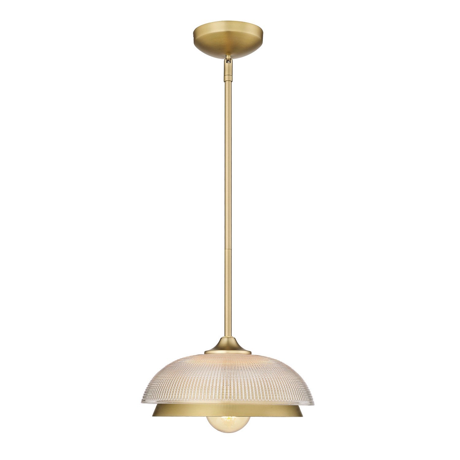 Golden - 0309-M1L BCB-RPG - One Light Mini Pendant - Crawford - Brushed Champagne Bronze