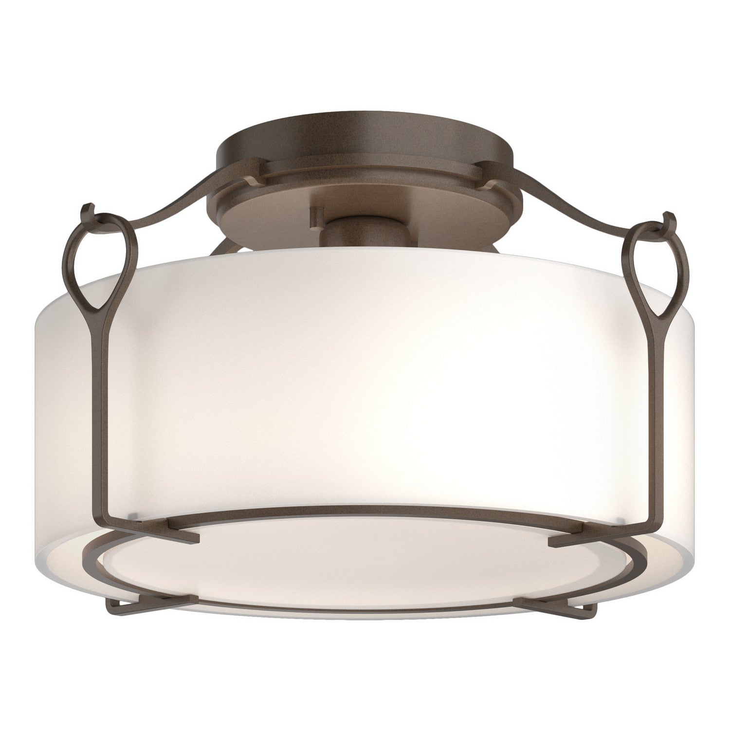 Hubbardton Forge - 121142-SKT-05-GG0218 - Bow Medium Semi-Flush - Bow - Bronze