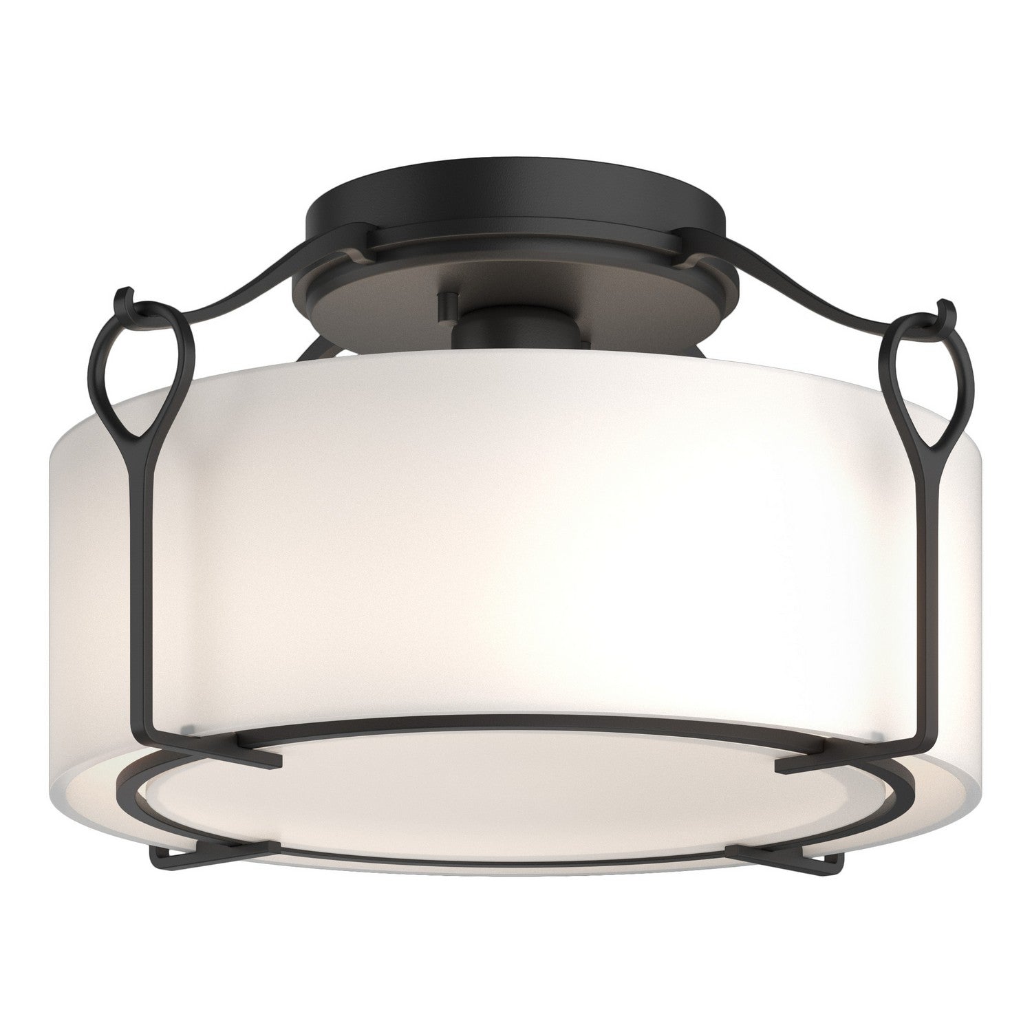 Hubbardton Forge - 121142-SKT-10-GG0218 - Bow Medium Semi-Flush - Bow - Black