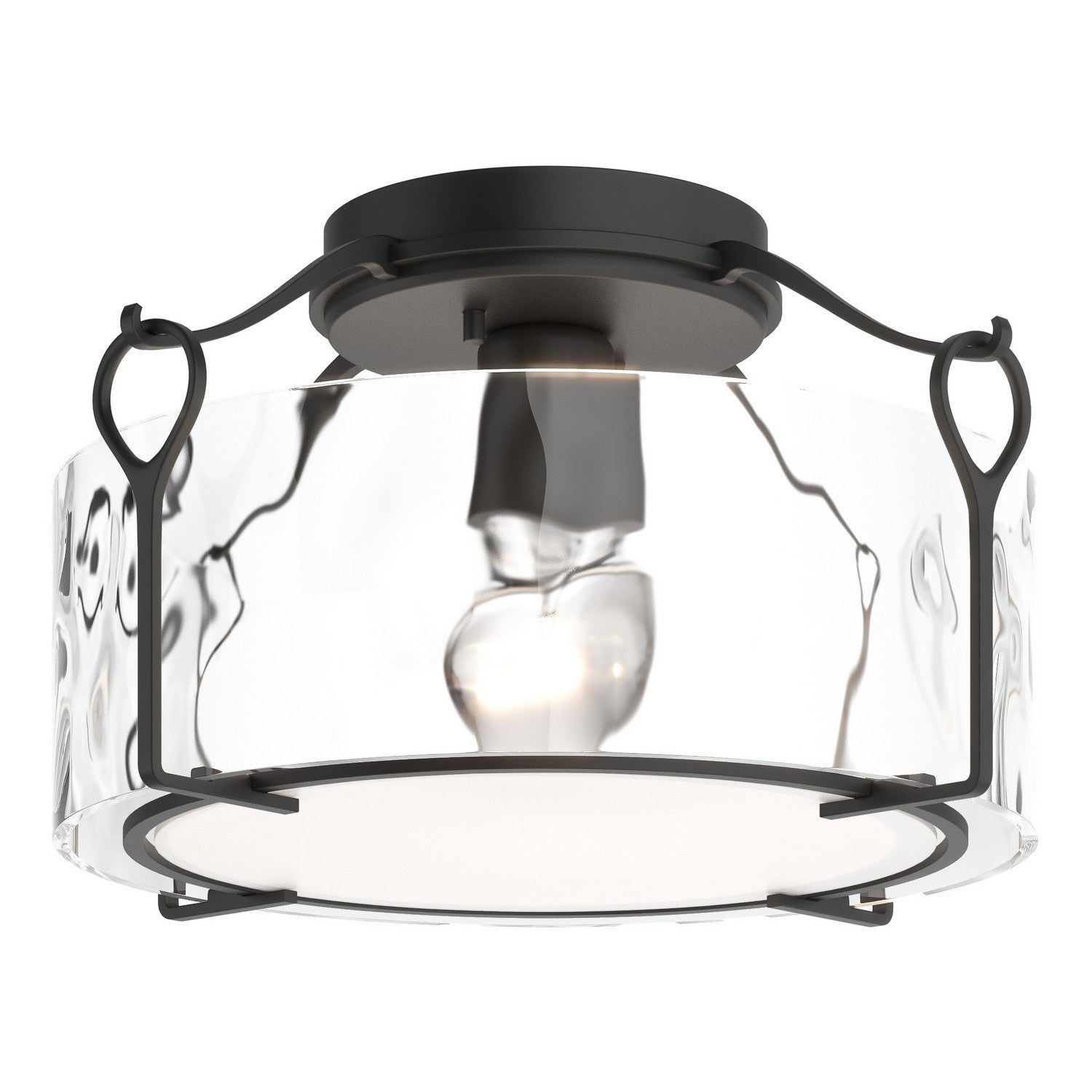 Hubbardton Forge - 121142-SKT-10-LL0218 - Bow Medium Semi-Flush - Bow - Black