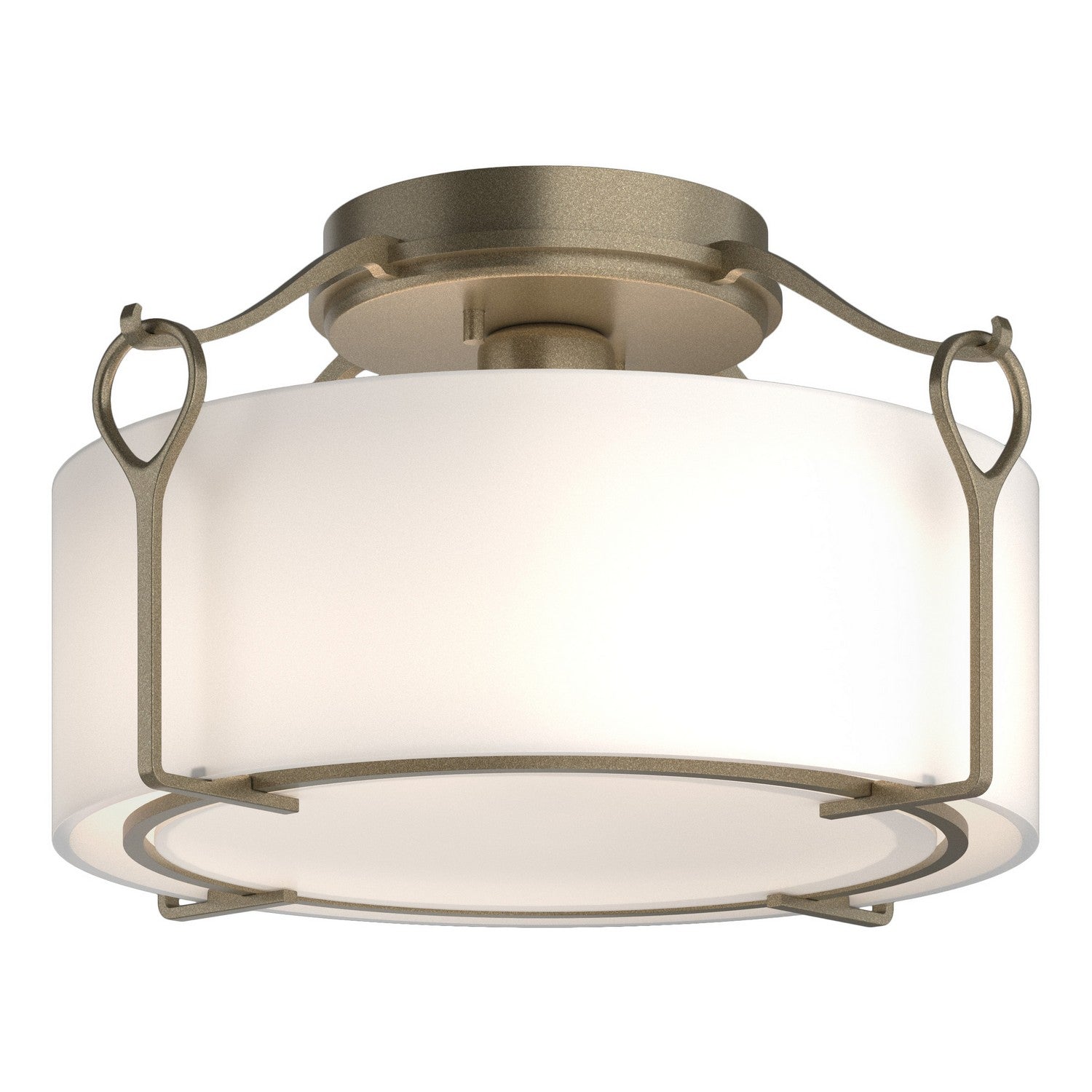 Hubbardton Forge - 121142-SKT-84-GG0218 - Bow Medium Semi-Flush - Bow - Soft Gold
