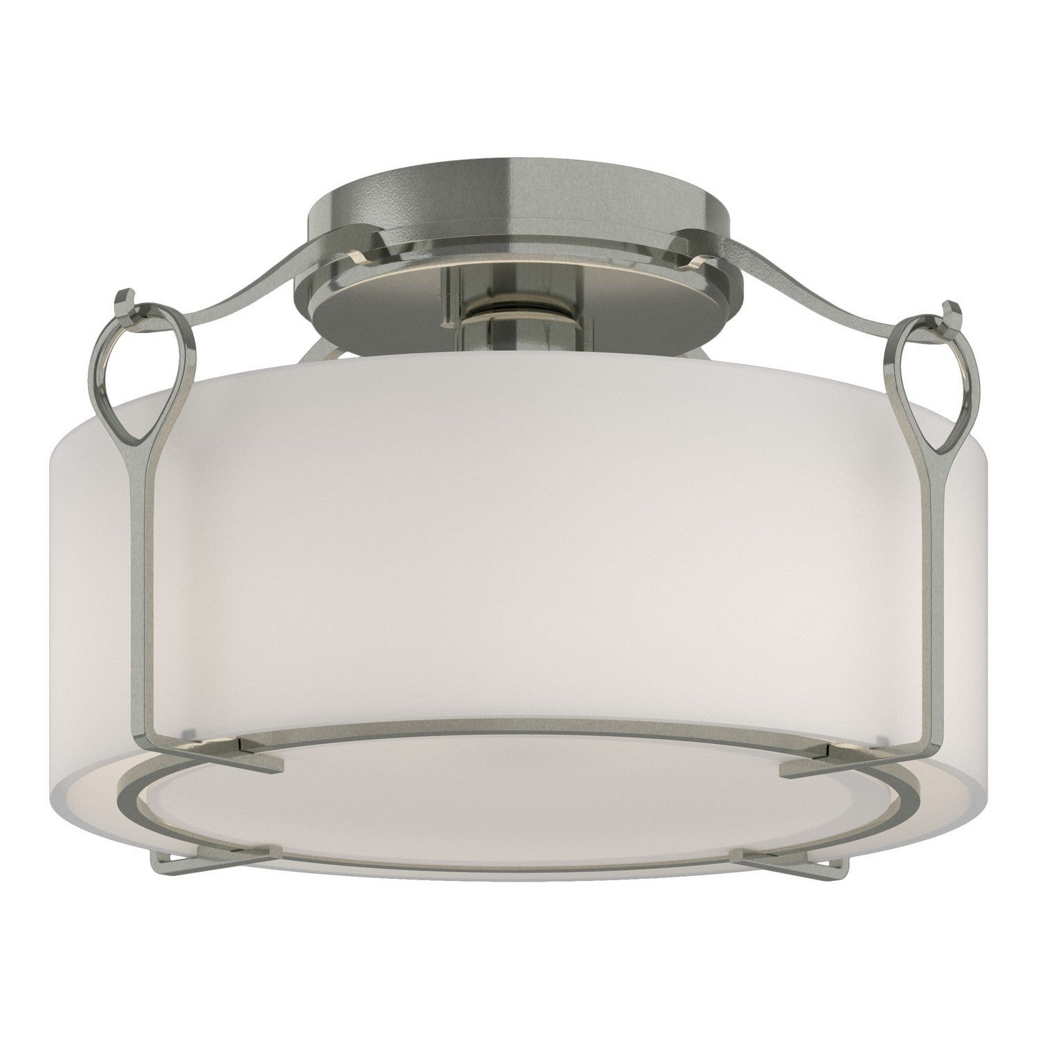 Hubbardton Forge - 121142-SKT-85-GG0218 - Bow Medium Semi-Flush - Bow - Sterling