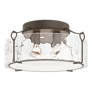 Hubbardton Forge - 121145-SKT-05-LL0216 - Four Light Semi-Flush Mount - Bow - Bronze