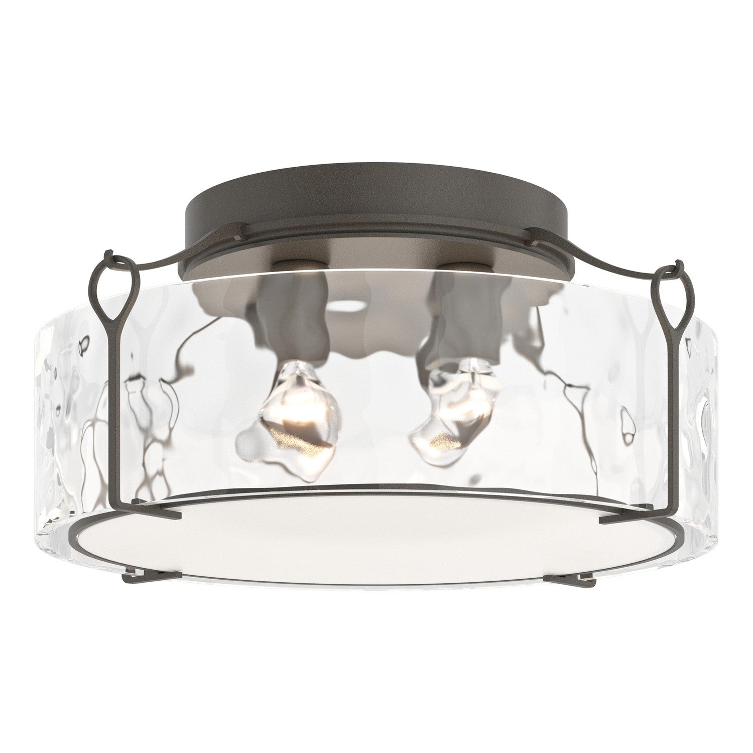 Hubbardton Forge - 121145-SKT-07-LL0216 - Bow Large Semi-Flush - Bow - Dark Smoke