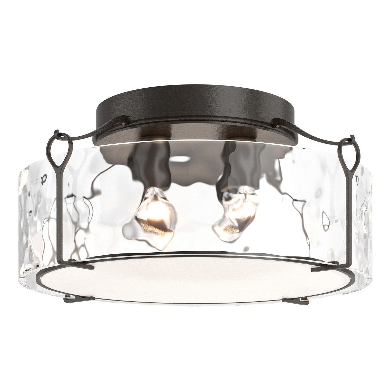 Hubbardton Forge - 121145-SKT-14-LL0216 - Bow Large Semi-Flush - Bow - Oil Rubbed Bronze
