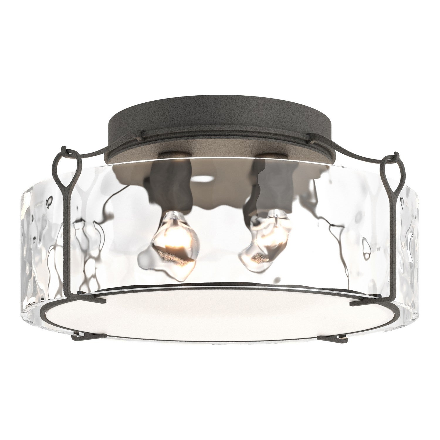 Hubbardton Forge - 121145-SKT-20-LL0216 - Bow Large Semi-Flush - Bow - Natural Iron