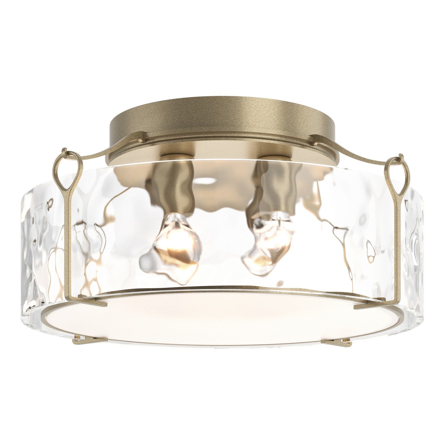 Hubbardton Forge - 121145-SKT-84-LL0216 - Bow Large Semi-Flush - Bow - Soft Gold