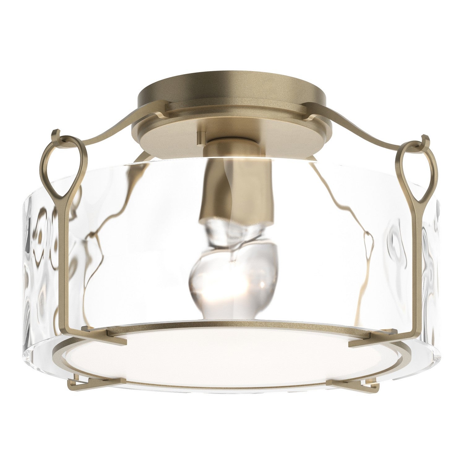 Hubbardton Forge - 121142-SKT-89-LL0218 - Bow Medium Semi-Flush - Bow - Ink
